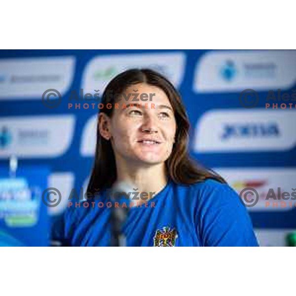 Alexandra Emilianov during European Athletics Team Championship 2025 press conference in Atletski stadion Poljane, Maribor, Slovenia on June 23, 2025. Photo: Jure Banfi
