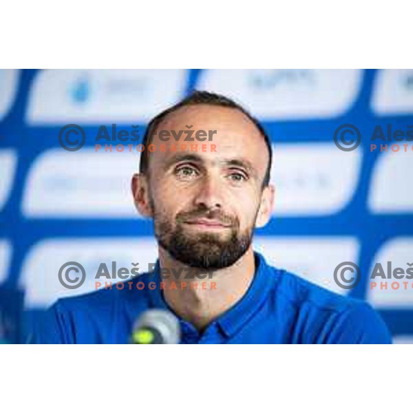Amel Tuka during European Athletics Team Championship 2025 press conference in Atletski stadion Poljane, Maribor, Slovenia on June 23, 2025. Photo: Jure Banfi