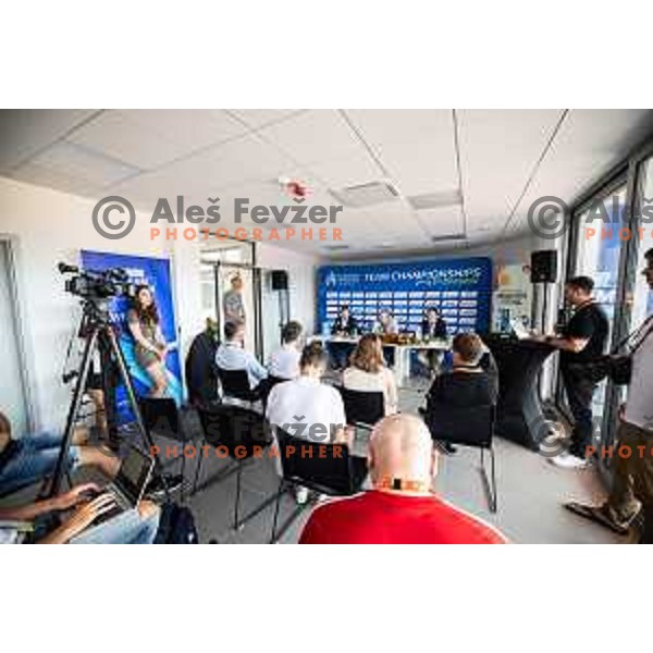 during European Athletics Team Championship 2025 press conference in Atletski stadion Poljane, Maribor, Slovenia on June 23, 2025. Photo: Jure Banfi
