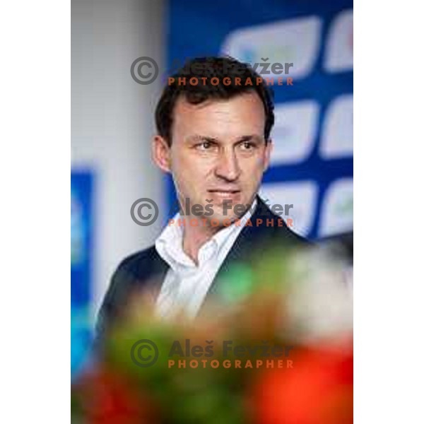 Primoz Fegus, Slovenian Athletic Federation President during European Athletics Team Championship 2025 press conference in Atletski stadion Poljane, Maribor, Slovenia on June 23, 2025. Photo: Jure Banfi