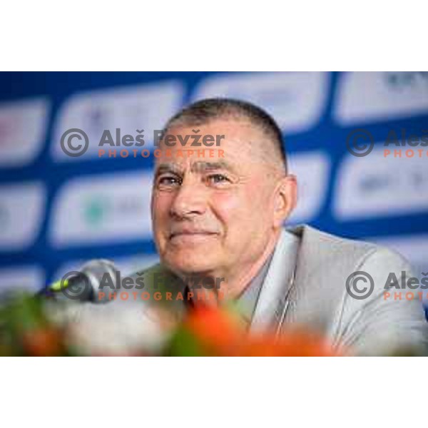 Dobromir Karamarinov, European Athletics President during European Athletics Team Championship 2025 press conference in Atletski stadion Poljane, Maribor, Slovenia on June 23, 2025. Photo: Jure Banfi