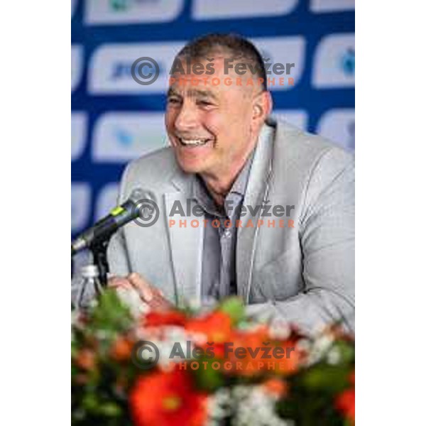 Dobromir Karamarinov, European Athletics President during European Athletics Team Championship 2025 press conference in Atletski stadion Poljane, Maribor, Slovenia on June 23, 2025. Photo: Jure Banfi