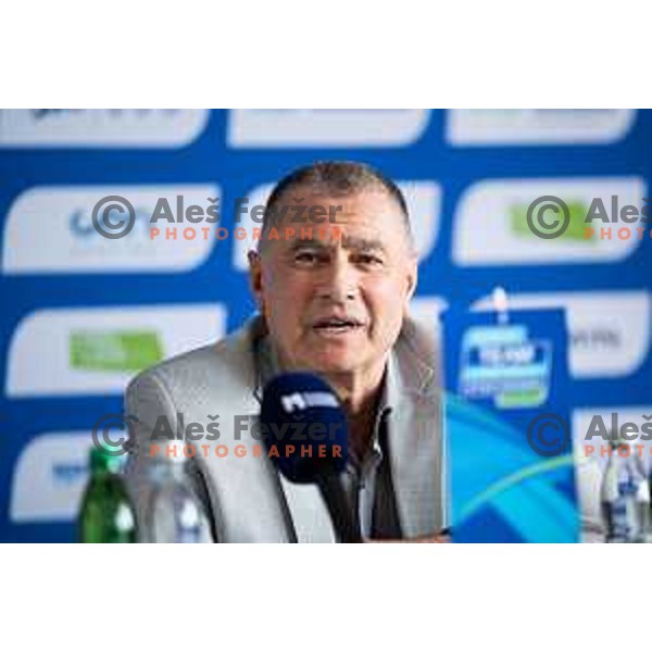 Dobromir Karamarinov, European Athletics President during European Athletics Team Championship 2025 press conference in Atletski stadion Poljane, Maribor, Slovenia on June 23, 2025. Photo: Jure Banfi