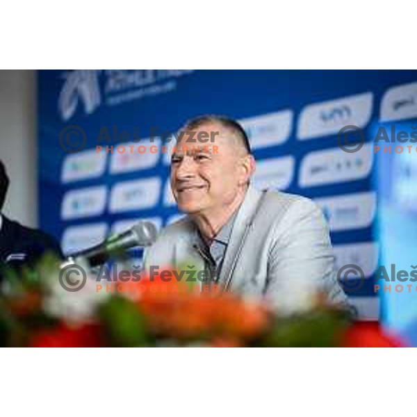 Dobromir Karamarinov, European Athletics President during European Athletics Team Championship 2025 press conference in Atletski stadion Poljane, Maribor, Slovenia on June 23, 2025. Photo: Jure Banfi
