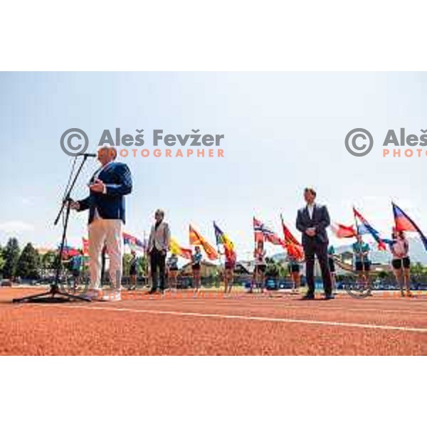Dobromir Karamarinov, European Athletics President during opening ceremony of European Athletics Team Championships 2025 at Atletski stadion Poljane, Maribor, Slovenia on June 24, 2025. Photo: Jure Banfi
