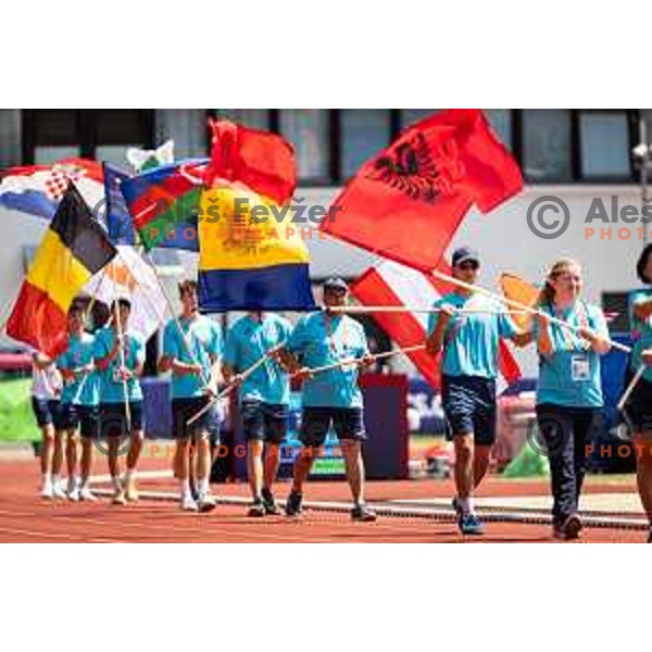 during opening ceremony of European Athletics Team Championships 2025 at Atletski stadion Poljane, Maribor, Slovenia on June 24, 2025. Photo: Jure Banfi