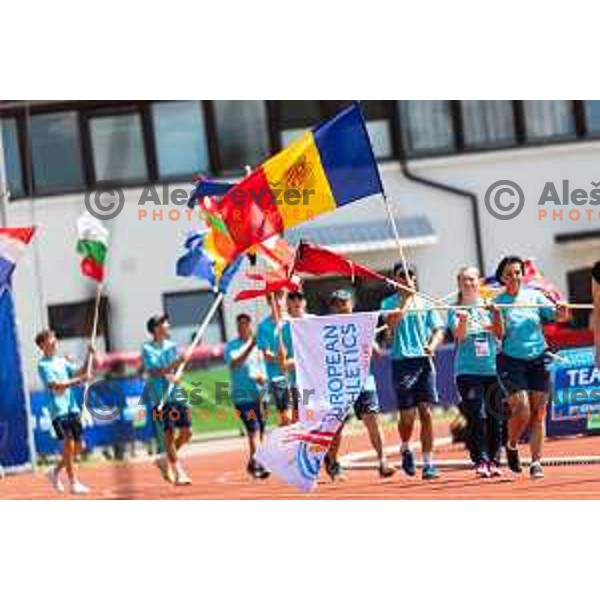 during opening ceremony of European Athletics Team Championships 2025 at Atletski stadion Poljane, Maribor, Slovenia on June 24, 2025. Photo: Jure Banfi