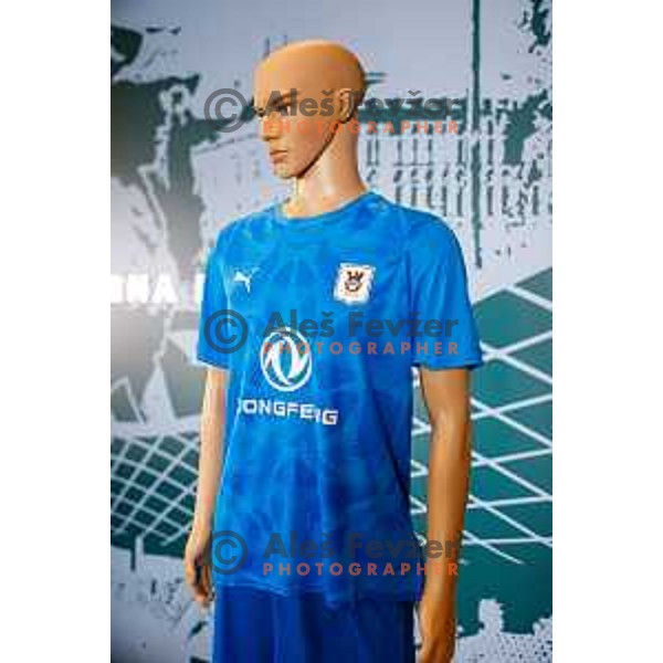 Official presentation of NK Olimpija jerseys for 2025/2026 football season in SRC Stozice, Ljubljana, Slovenia on June 26, 2025