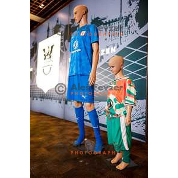 Official presentation of NK Olimpija jerseys for 2025/2026 football season in SRC Stozice, Ljubljana, Slovenia on June 26, 2025