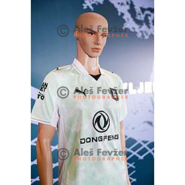 Official presentation of NK Olimpija jerseys for 2025/2026 football season in SRC Stozice, Ljubljana, Slovenia on June 26, 2025