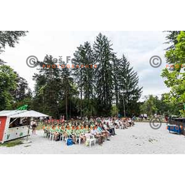 Team Slovenia presentation for European Athletics Team Championships 2025 at Mestni park Maribor, Slovenia on June 26, 2025. Photo: Jure Banfi