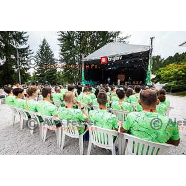 Team Slovenia presentation for European Athletics Team Championships 2025 at Mestni park Maribor, Slovenia on June 26, 2025. Photo: Jure Banfi