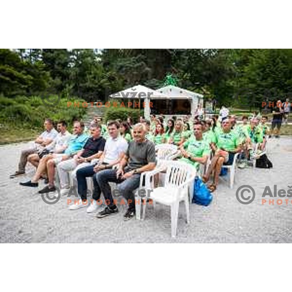 Team Slovenia presentation for European Athletics Team Championships 2025 at Mestni park Maribor, Slovenia on June 26, 2025. Photo: Jure Banfi