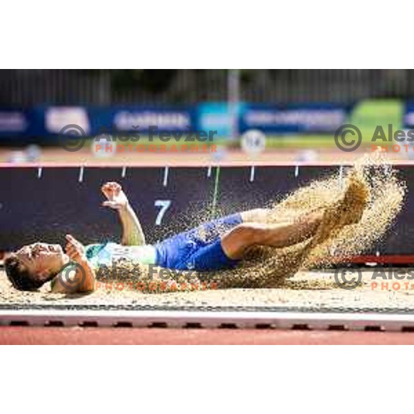 Klemen Modrijancic in action during Day 1 of European Athletics Team Championship 2025 2nd Division in Stadium Poljane, Maribor, Slovenia on June 28, 2025. Photo: Jure Banfi