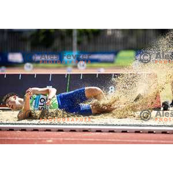 Klemen Modrijancic in action during Day 1 of European Athletics Team Championship 2025 2nd Division in Stadium Poljane, Maribor, Slovenia on June 28, 2025. Photo: Jure Banfi