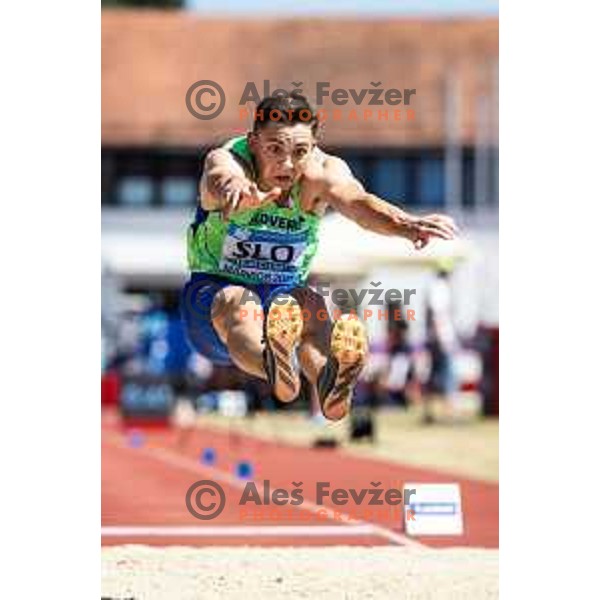 Klemen Modrijancic in action during Day 1 of European Athletics Team Championship 2025 2nd Division in Stadium Poljane, Maribor, Slovenia on June 28, 2025. Photo: Jure Banfi