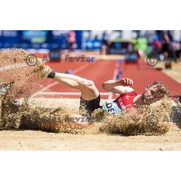 Kasper Larsen in action during Day 1 of European Athletics Team Championship 2025 2nd Division in Stadium Poljane, Maribor, Slovenia on June 28, 2025. Photo: Jure Banfi