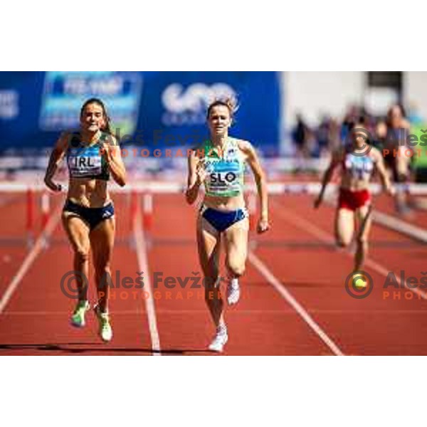 Ursula Cernelc in action during Day 1 of European Athletics Team Championship 2025 2nd Division in Stadium Poljane, Maribor, Slovenia on June 28, 2025. Photo: Jure Banfi