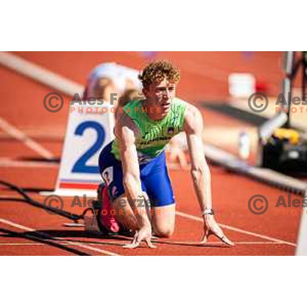 Mitja Zubin in action during Day 1 of European Athletics Team Championship 2025 2nd Division in Stadium Poljane, Maribor, Slovenia on June 28, 2025. Photo: Jure Banfi