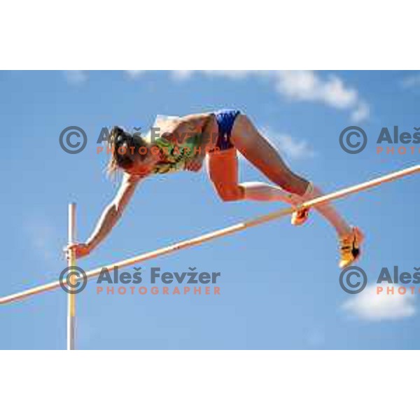 Tina Sutej in action during Day 1 of European Athletics Team Championship 2025 2nd Division in Stadium Poljane, Maribor, Slovenia on June 28, 2025. Photo: Jure Banfi