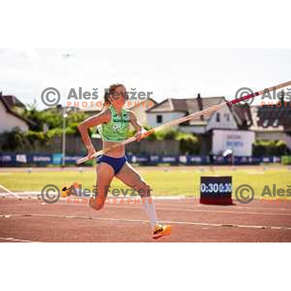 Tina Sutej in action during Day 1 of European Athletics Team Championship 2025 2nd Division in Stadium Poljane, Maribor, Slovenia on June 28, 2025. Photo: Jure Banfi