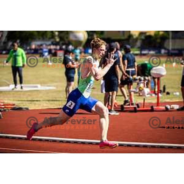 Mitja Zubin in action during Day 1 of European Athletics Team Championship 2025 2nd Division in Stadium Poljane, Maribor, Slovenia on June 28, 2025. Photo: Jure Banfi