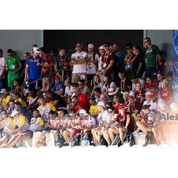 Spectators during Day 1 of European Athletics Team Championship 2025 2nd Division in Stadium Poljane, Maribor, Slovenia on June 28, 2025. Photo: Jure Banfi