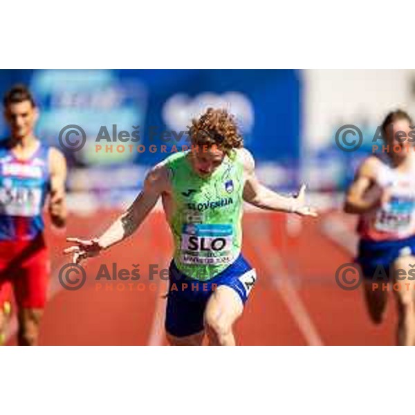 Mitja Zubin in action during Day 1 of European Athletics Team Championship 2025 2nd Division in Stadium Poljane, Maribor, Slovenia on June 28, 2025. Photo: Jure Banfi
