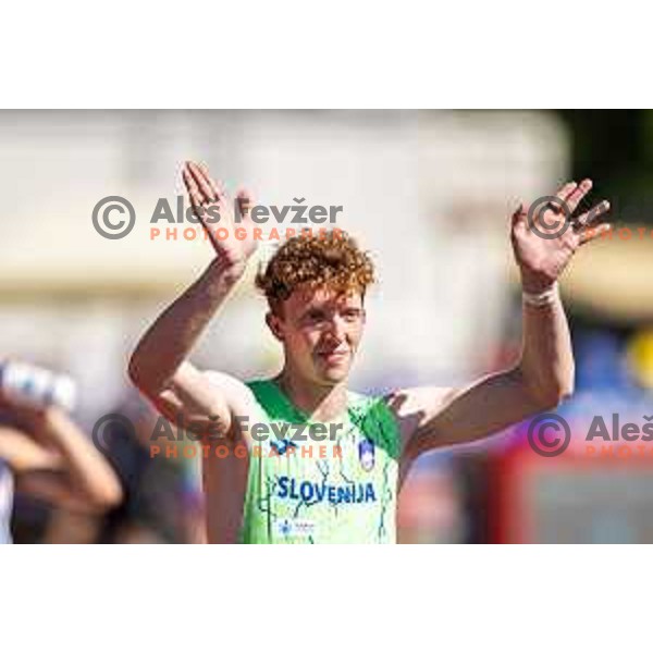 Mitja Zubin in action during Day 1 of European Athletics Team Championship 2025 2nd Division in Stadium Poljane, Maribor, Slovenia on June 28, 2025. Photo: Jure Banfi