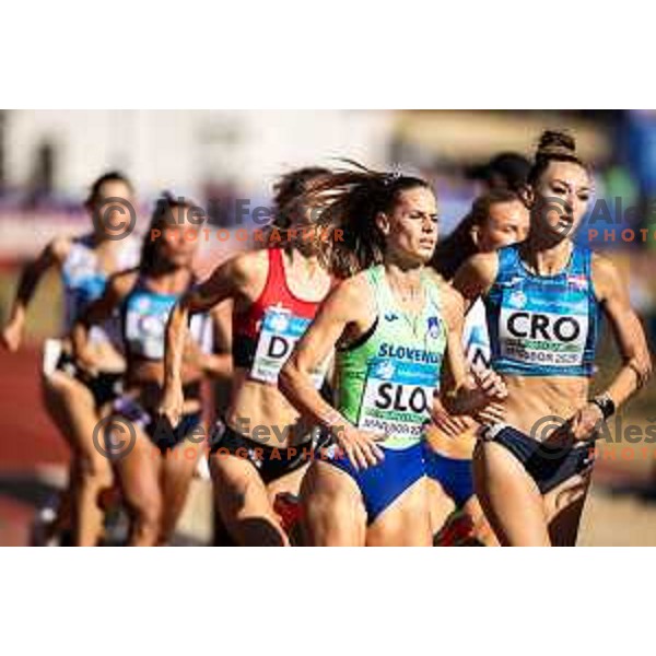 Anita Horvat in action during Day 1 of European Athletics Team Championship 2025 2nd Division in Stadium Poljane, Maribor, Slovenia on June 28, 2025. Photo: Jure Banfi