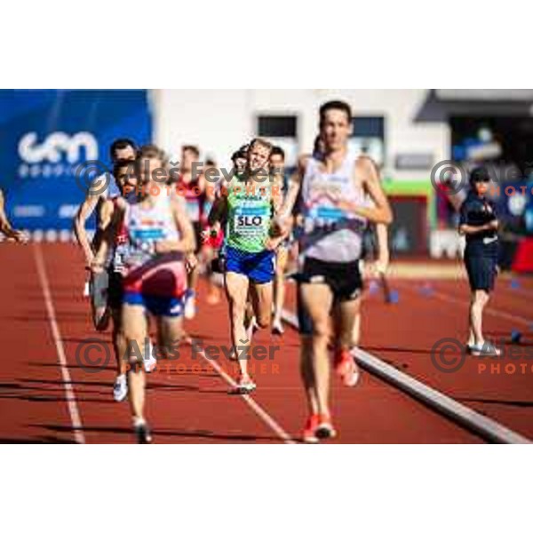 Zan Rudolf in action during Day 1 of European Athletics Team Championship 2025 2nd Division in Stadium Poljane, Maribor, Slovenia on June 28, 2025. Photo: Jure Banfi