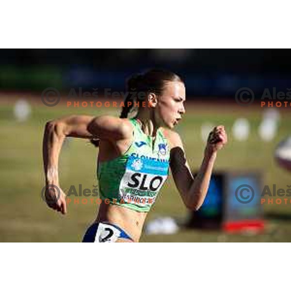 Ziva Remic in action during Day 1 of European Athletics Team Championship 2025 2nd Division in Stadium Poljane, Maribor, Slovenia on June 28, 2025. Photo: Jure Banfi