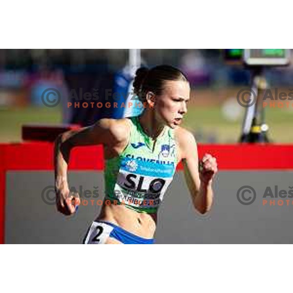 Ziva Remic in action during Day 1 of European Athletics Team Championship 2025 2nd Division in Stadium Poljane, Maribor, Slovenia on June 28, 2025. Photo: Jure Banfi