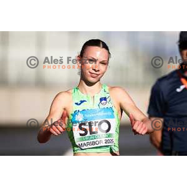 Ziva Remic in action during Day 1 of European Athletics Team Championship 2025 2nd Division in Stadium Poljane, Maribor, Slovenia on June 28, 2025. Photo: Jure Banfi