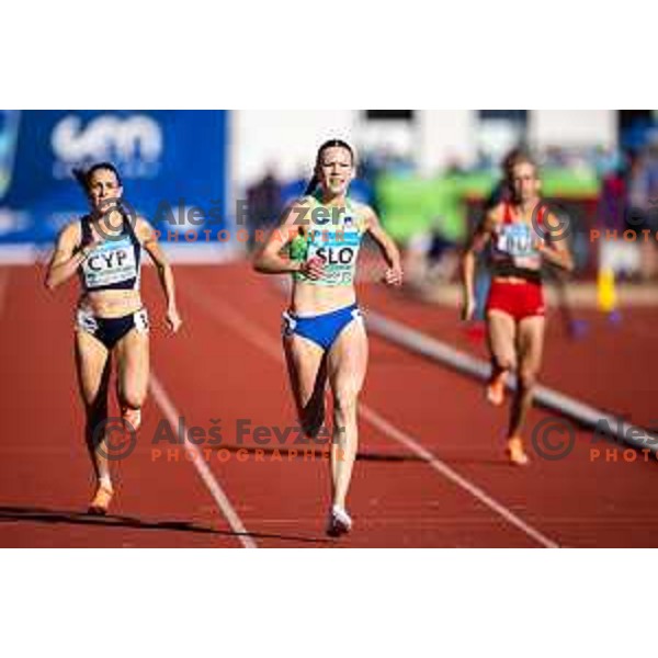 Ziva Remic in action during Day 1 of European Athletics Team Championship 2025 2nd Division in Stadium Poljane, Maribor, Slovenia on June 28, 2025. Photo: Jure Banfi