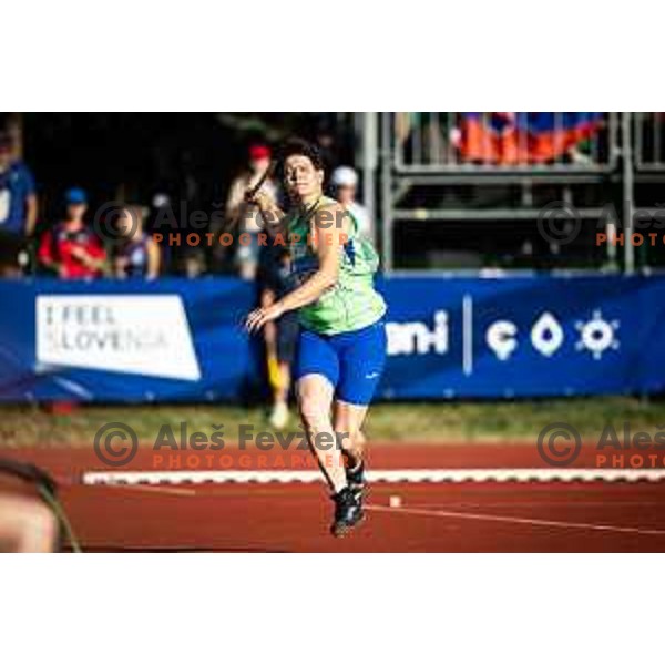Martina Ratej in action during Day 1 of European Athletics Team Championship 2025 2nd Division in Stadium Poljane, Maribor, Slovenia on June 28, 2025. Photo: Jure Banfi