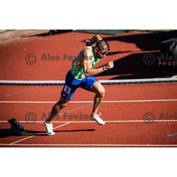 Rok Ferlan in action during Day 1 of European Athletics Team Championship 2025 2nd Division in Stadium Poljane, Maribor, Slovenia on June 28, 2025. Photo: Jure Banfi