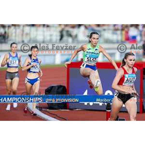 Karin Gosek in action during Day 1 of European Athletics Team Championship 2025 2nd Division in Stadium Poljane, Maribor, Slovenia on June 28, 2025. Photo: Jure Banfi