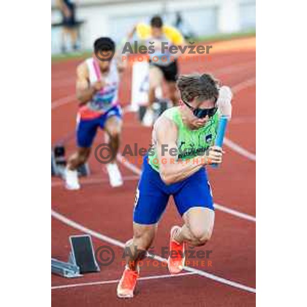 Jernej Gumilar in action during Day 1 of European Athletics Team Championship 2025 2nd Division in Stadium Poljane, Maribor, Slovenia on June 28, 2025. Photo: Jure Banfi