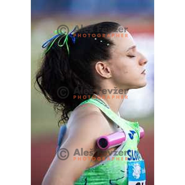 Lucija Potnik in action during Day 1 of European Athletics Team Championship 2025 2nd Division in Stadium Poljane, Maribor, Slovenia on June 28, 2025. Photo: Jure Banfi