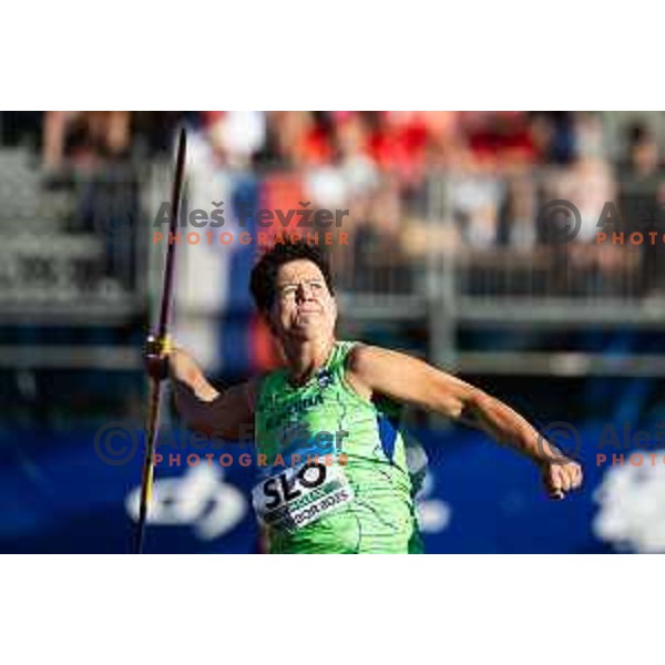 Martina Ratej in action during Day 1 of European Athletics Team Championship 2025 2nd Division in Stadium Poljane, Maribor, Slovenia on June 28, 2025. Photo: Jure Banfi