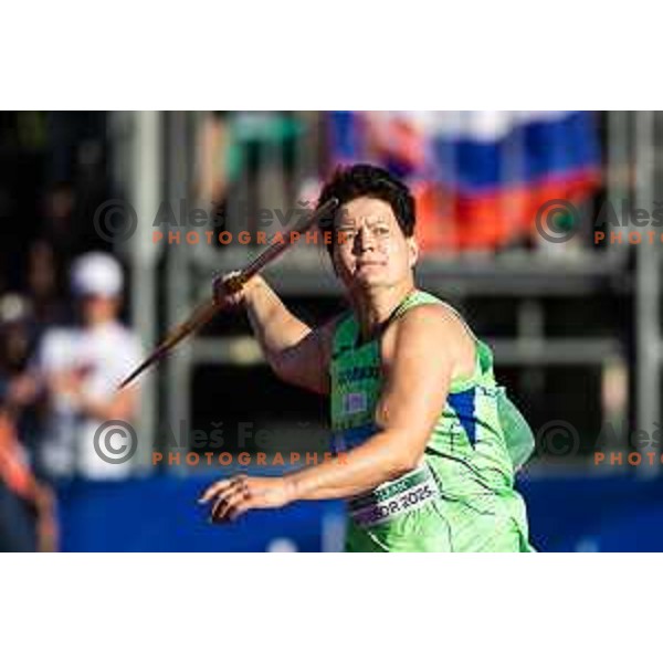 Martina Ratej in action during Day 1 of European Athletics Team Championship 2025 2nd Division in Stadium Poljane, Maribor, Slovenia on June 28, 2025. Photo: Jure Banfi
