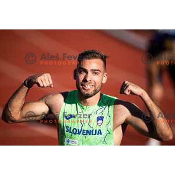 Rok Ferlan in action during Day 1 of European Athletics Team Championship 2025 2nd Division in Stadium Poljane, Maribor, Slovenia on June 28, 2025. Photo: Jure Banfi