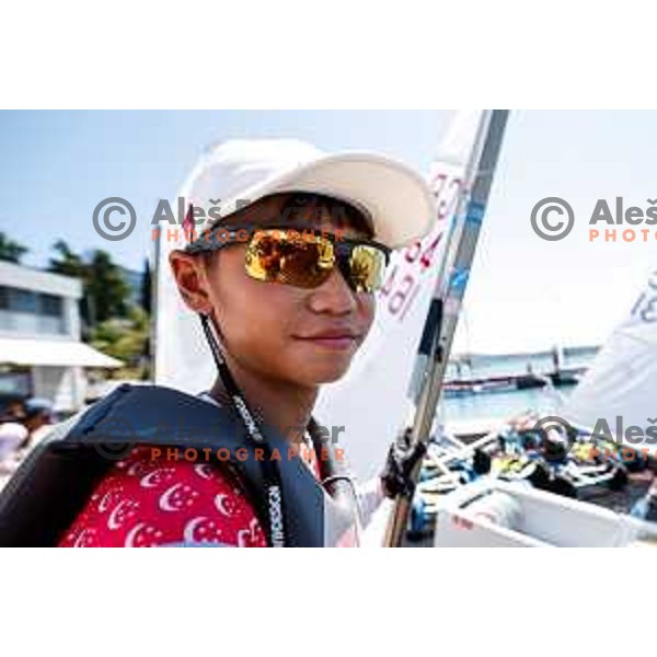 First day of sailing competition at 2025 Optimist World Championship in Portoroz, Slovenia on June 28, 2025