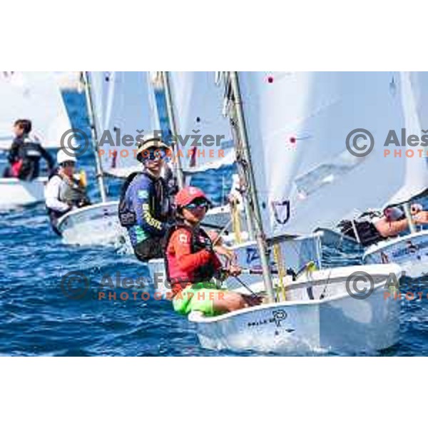 First day of sailing competition at 2025 Optimist World Championship in Portoroz, Slovenia on June 28, 2025