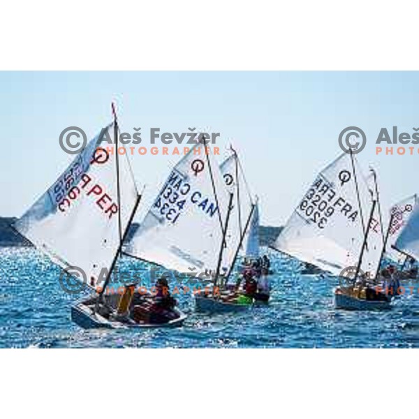 First day of sailing competition at 2025 Optimist World Championship in Portoroz, Slovenia on June 28, 2025