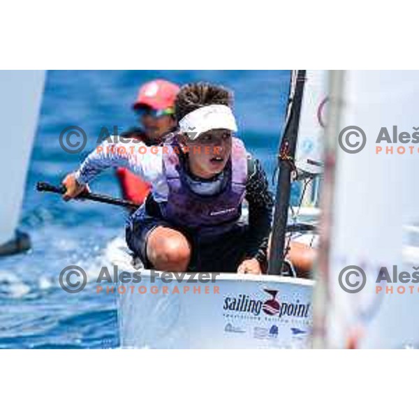 First day of sailing competition at 2025 Optimist World Championship in Portoroz, Slovenia on June 28, 2025