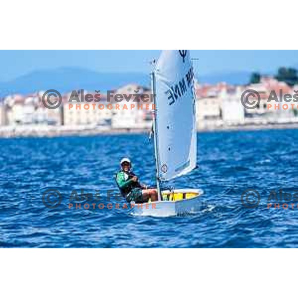 First day of sailing competition at 2025 Optimist World Championship in Portoroz, Slovenia on June 28, 2025