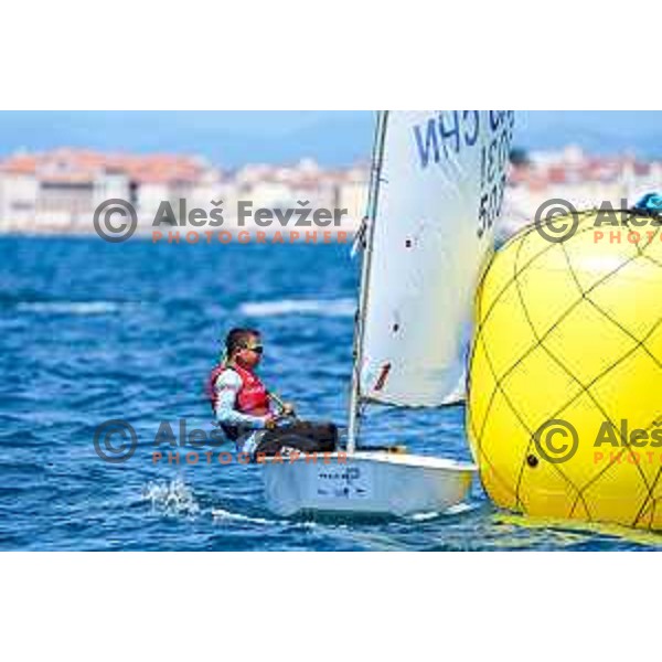 First day of sailing competition at 2025 Optimist World Championship in Portoroz, Slovenia on June 28, 2025