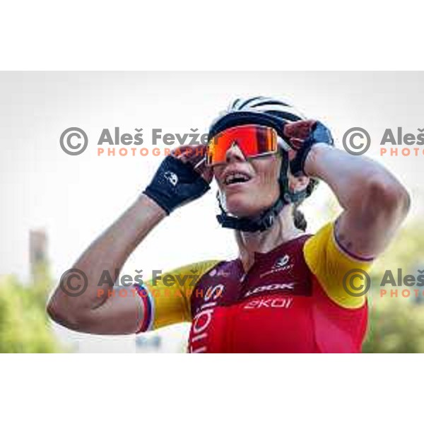 Eugenija Bujak during Slovenian Cycling Championships 2025 in Celje, Slovenia on June 29, 2025.